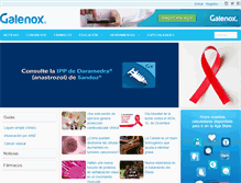 Tablet Screenshot of galenox.com